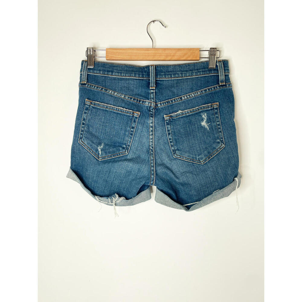 L'Agence Distressed Denim Shorts - Picture 8 of 8